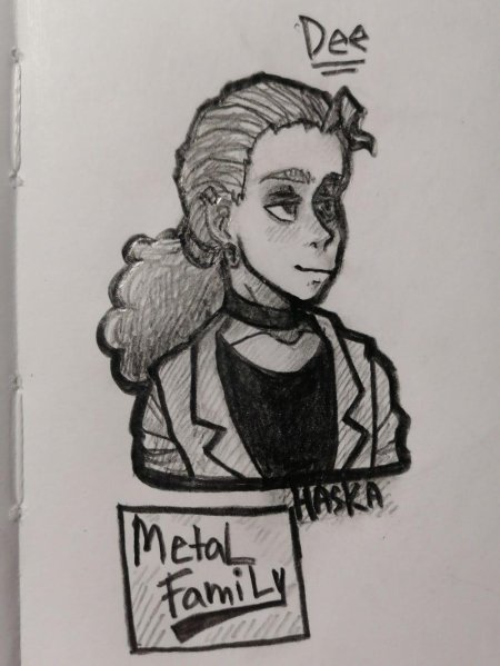 Ди метал фэмили карандашом
