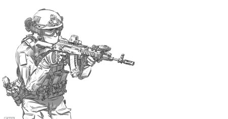 Раскраска спецназ россии