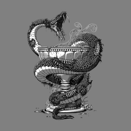 Чаша со змеей