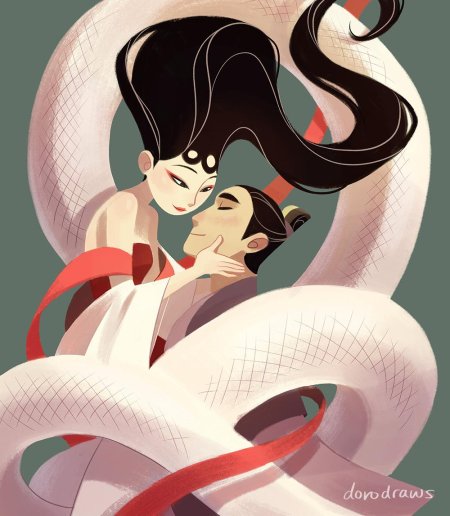 Легенда о белой змее аниме