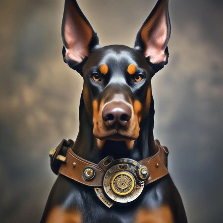 Красивый доберман