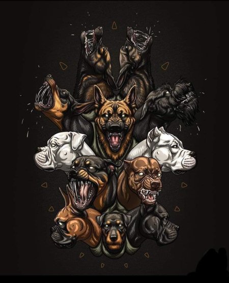 Цербер эскиз