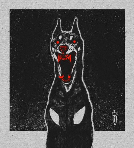 Доберман злой