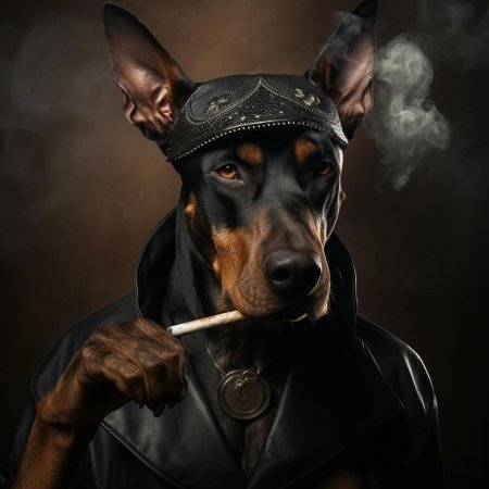 Доберман демон