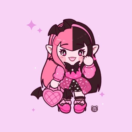 Монстр розовый