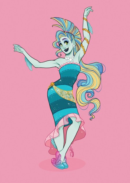 Монстер хай лагуна блю