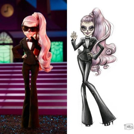 Кукла монстер хай леди гага