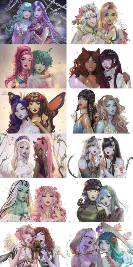 Персонажи школы монстров