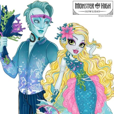 Монстер хай лагуна и гил