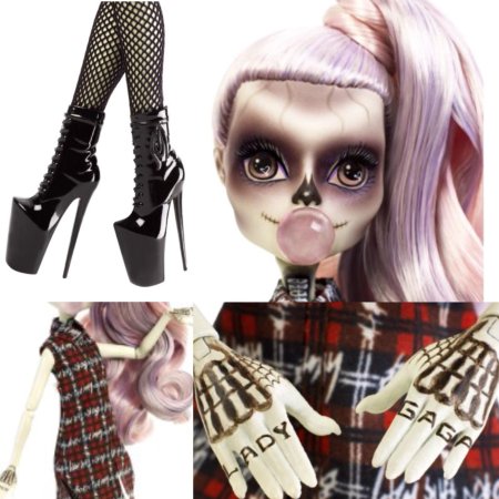 Кукла монстер хай леди гага
