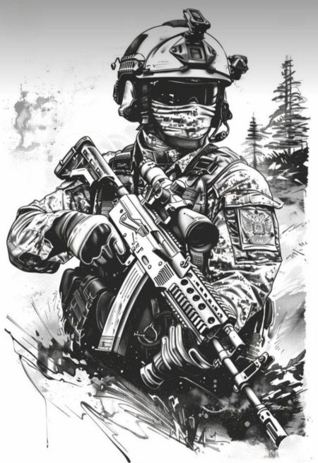 Тату эскизы военные