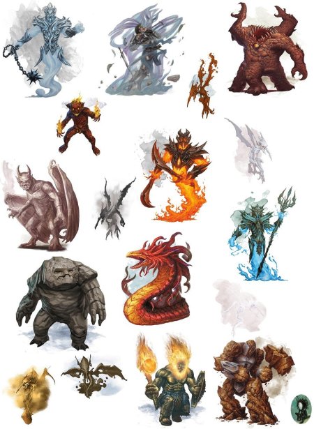 Элементали днд