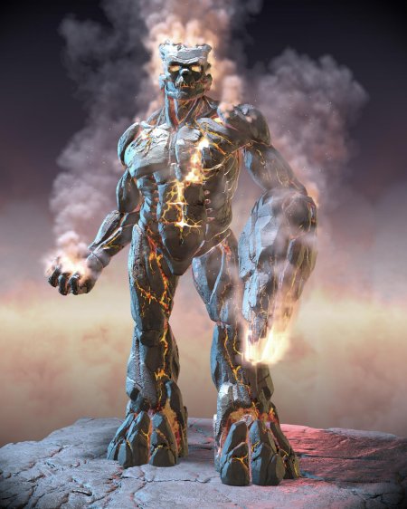 Огненный голем