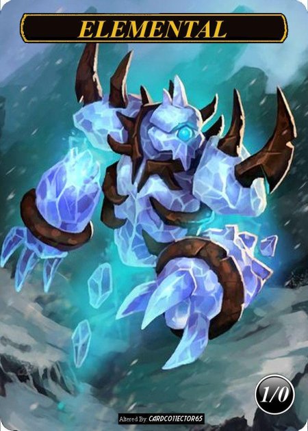 Ледяной элементаль днд