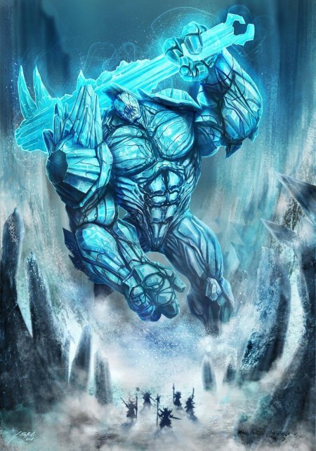 Ледяной голем элементаль