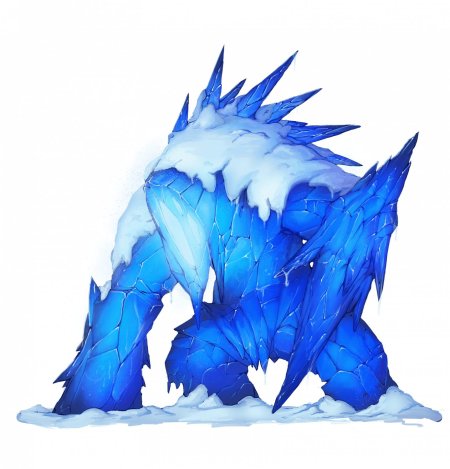 Ледяной элементаль днд