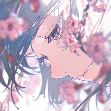 Красивая аниме девушка