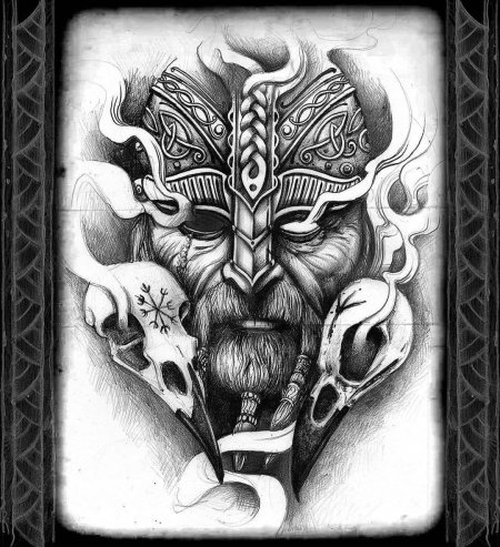 Тату викинг