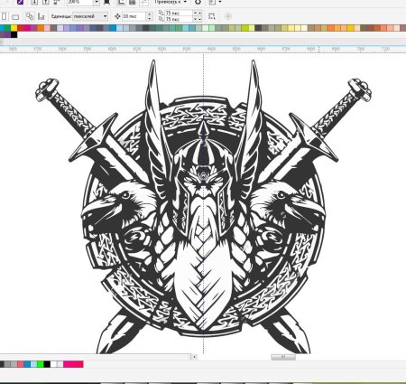 Один тату эскиз