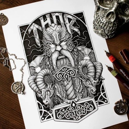 Эскизы тату викинги скандинавия
