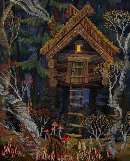 Баба яга избушка