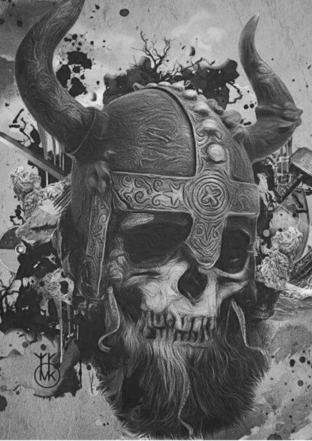 Череп викинга