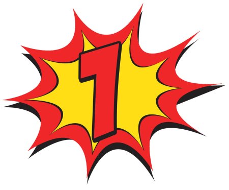 Цифра в стиле марвел