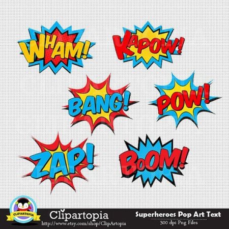 Поп-арт супергерои