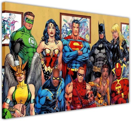 Комиксы на холсте