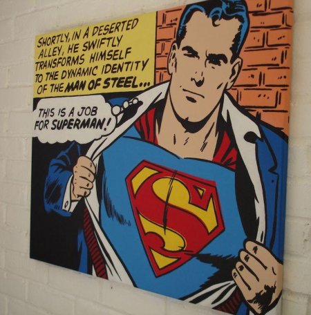 Супермен поп арт