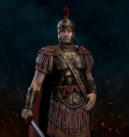 Римский легионер центурион