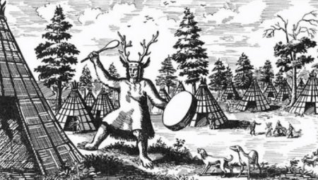 Тунгусский шаман рисунок 17 века