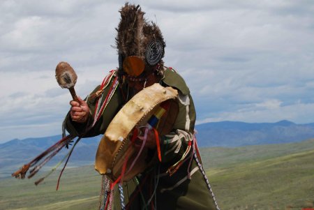 Шаманский бубен манси