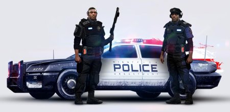 Киберпанк полицейский