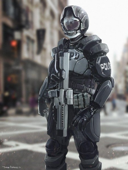 Полиция киберпанк