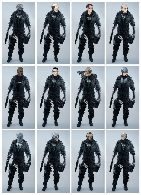 Персонажи киберпанк