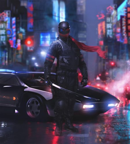 Cyberpunk 2077 ниндзя
