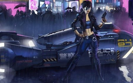 Бегущий по лезвию киберпанк