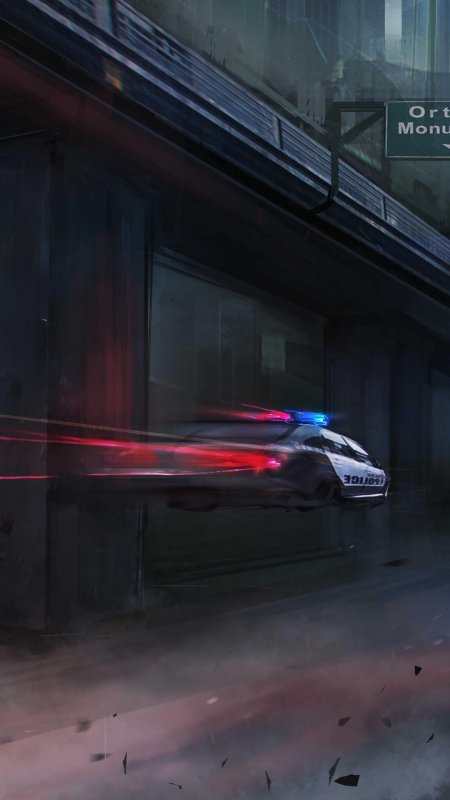 Cyberpunk летающие машины