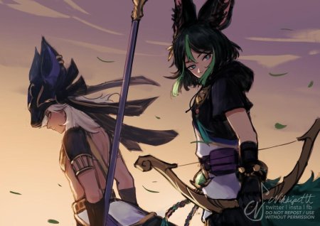 Сайно и тигнари геншин