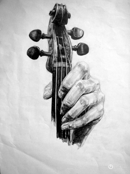 Скрипка рисунки