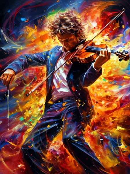 Картины андрей атрошенко скрипач