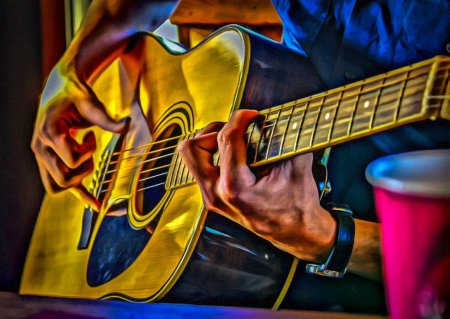 Игра на гитаре