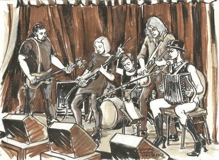 Оркестр рисунок