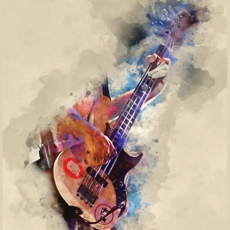 Бас гитара арт