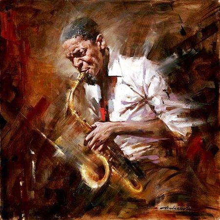 Картины а. атрошенко андрея саксофонист