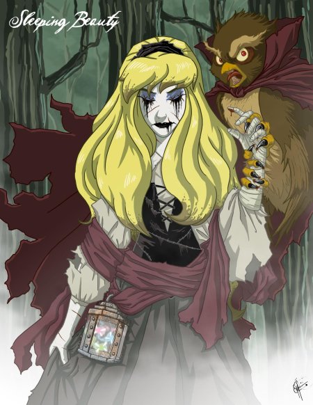 Принцессы диснея зомби