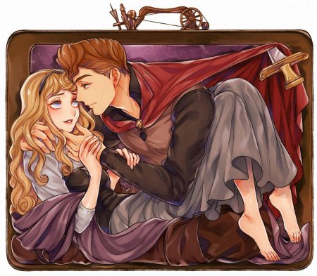 Спящая красавица арт