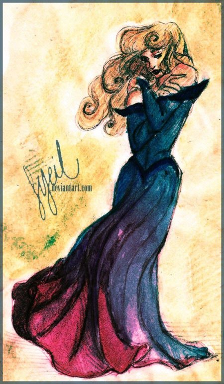 Принцесса аврора концепт арт