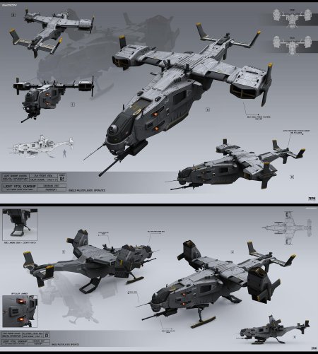 Ганшип концепт арт